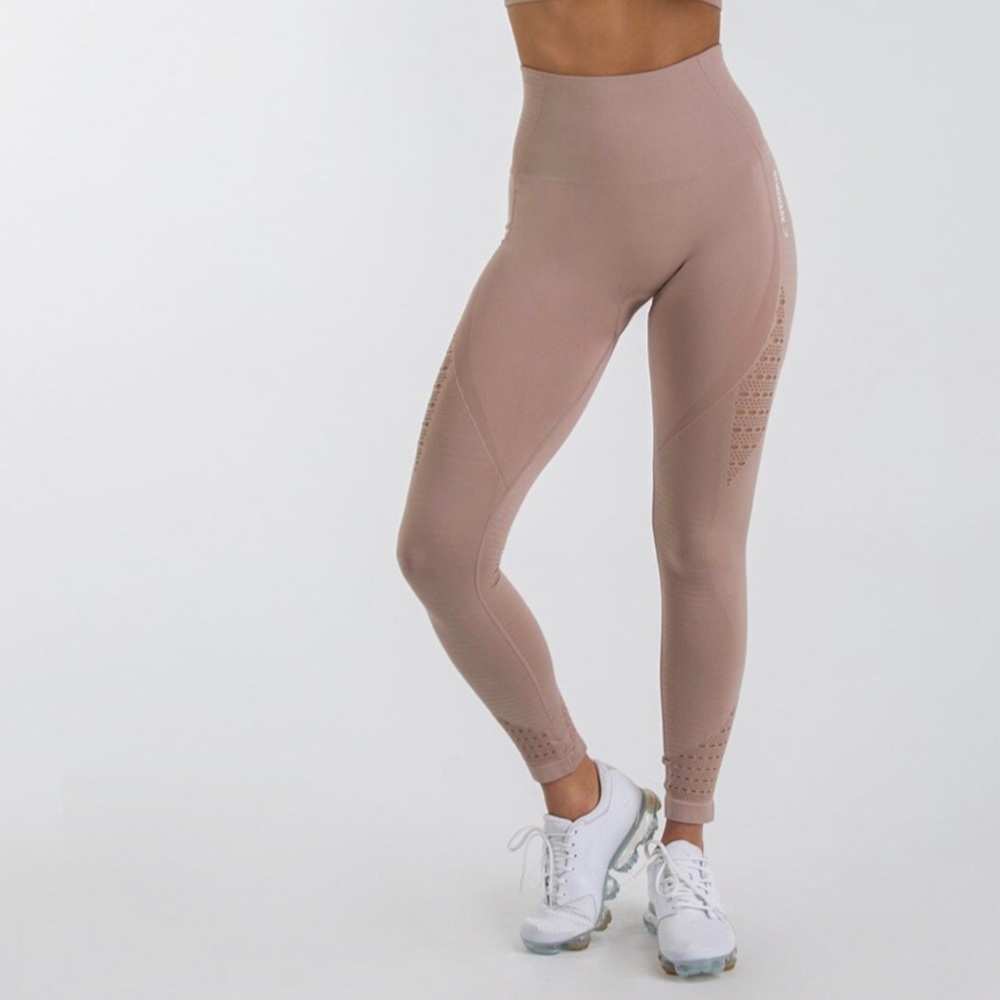 Gymshark Energy Seamless leggings—Tan